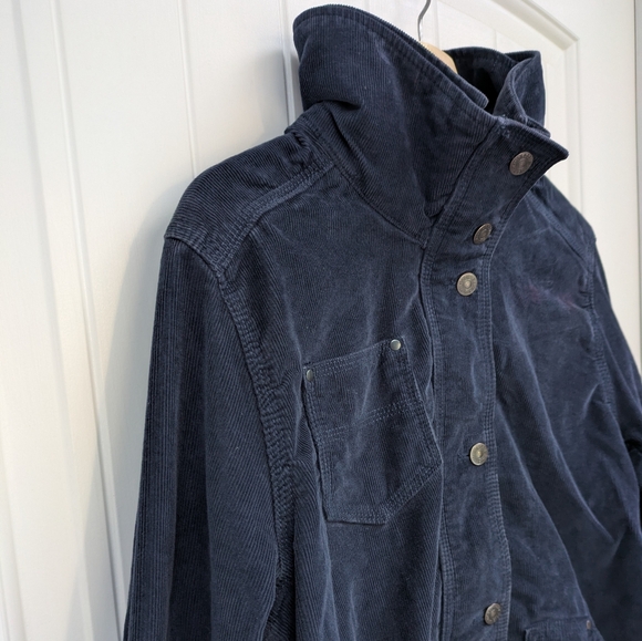 Eddie Bauer Corduroy Navy Jacket - Picture 5 of 14